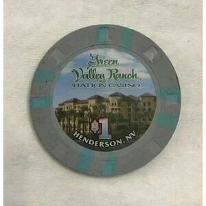 Green Valley Ranch‎ Casino $1 Dollar Gaming Tokens Chips Henderson Nevada